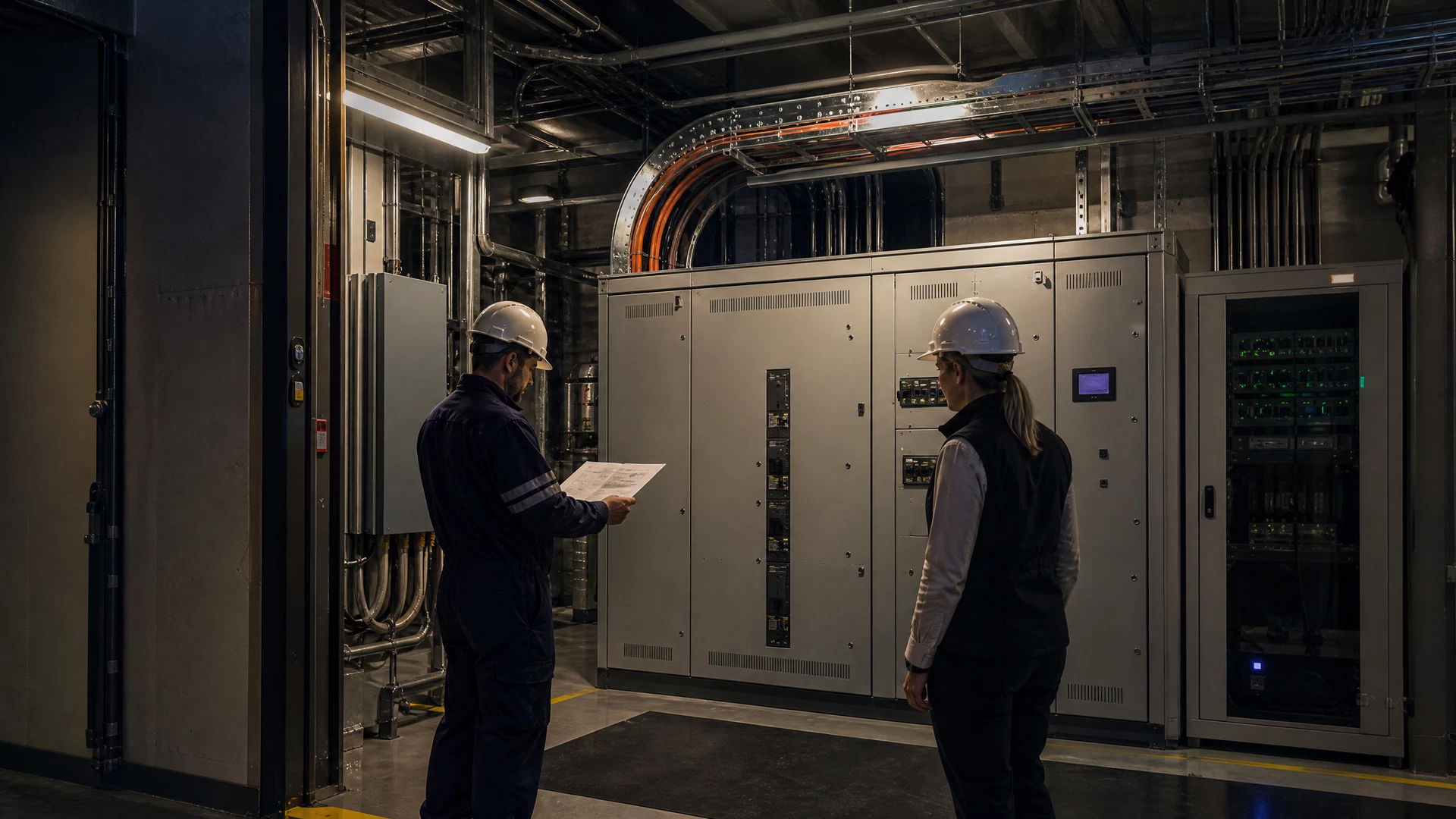 Commercial building electrical distribution and controls modernisation in an operating property